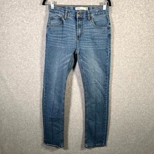 Levi's Signature Jeans Women 18 Blue Denim Cotton Slim Fit Straight Leg Everyday